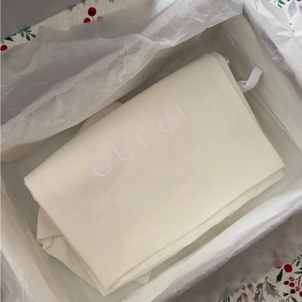 Gucci Maroon Box with Silver Bag - Picture 3 of 5